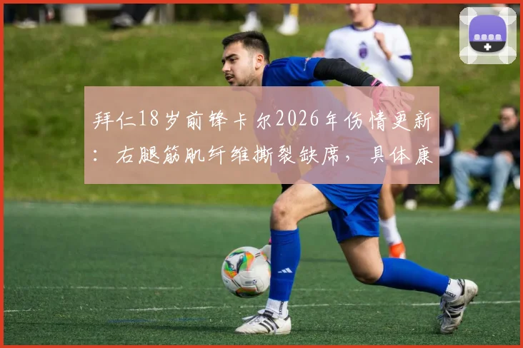 拜仁18岁前锋卡尔2026年伤情更新:右腿筋肌纤维撕裂缺席,具体康复时间及影响分析